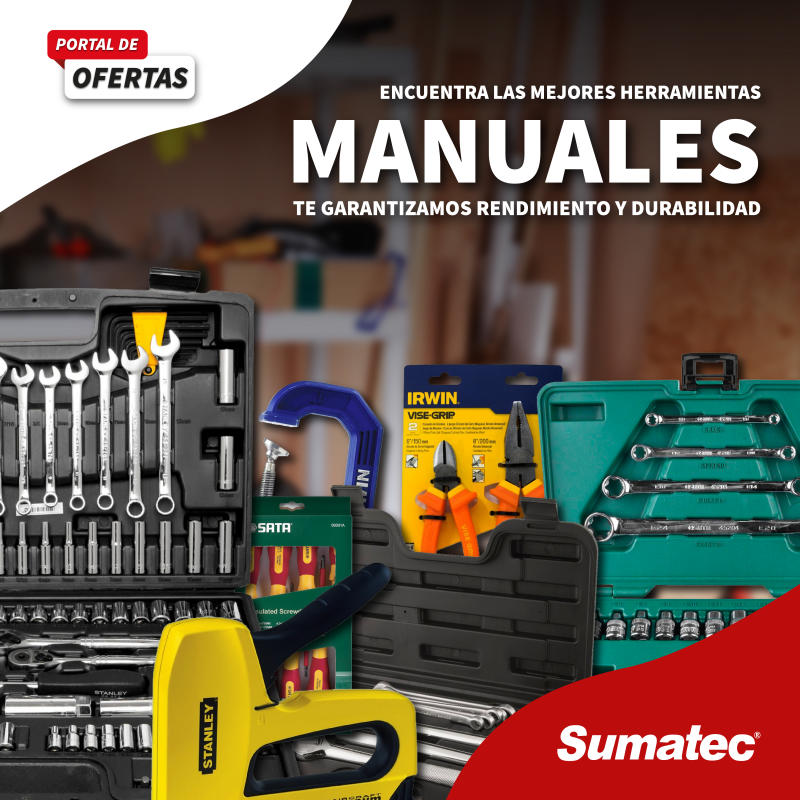 Encuentra las mejores herramientas manuales, te garantizamos rendimiento y durabilidad